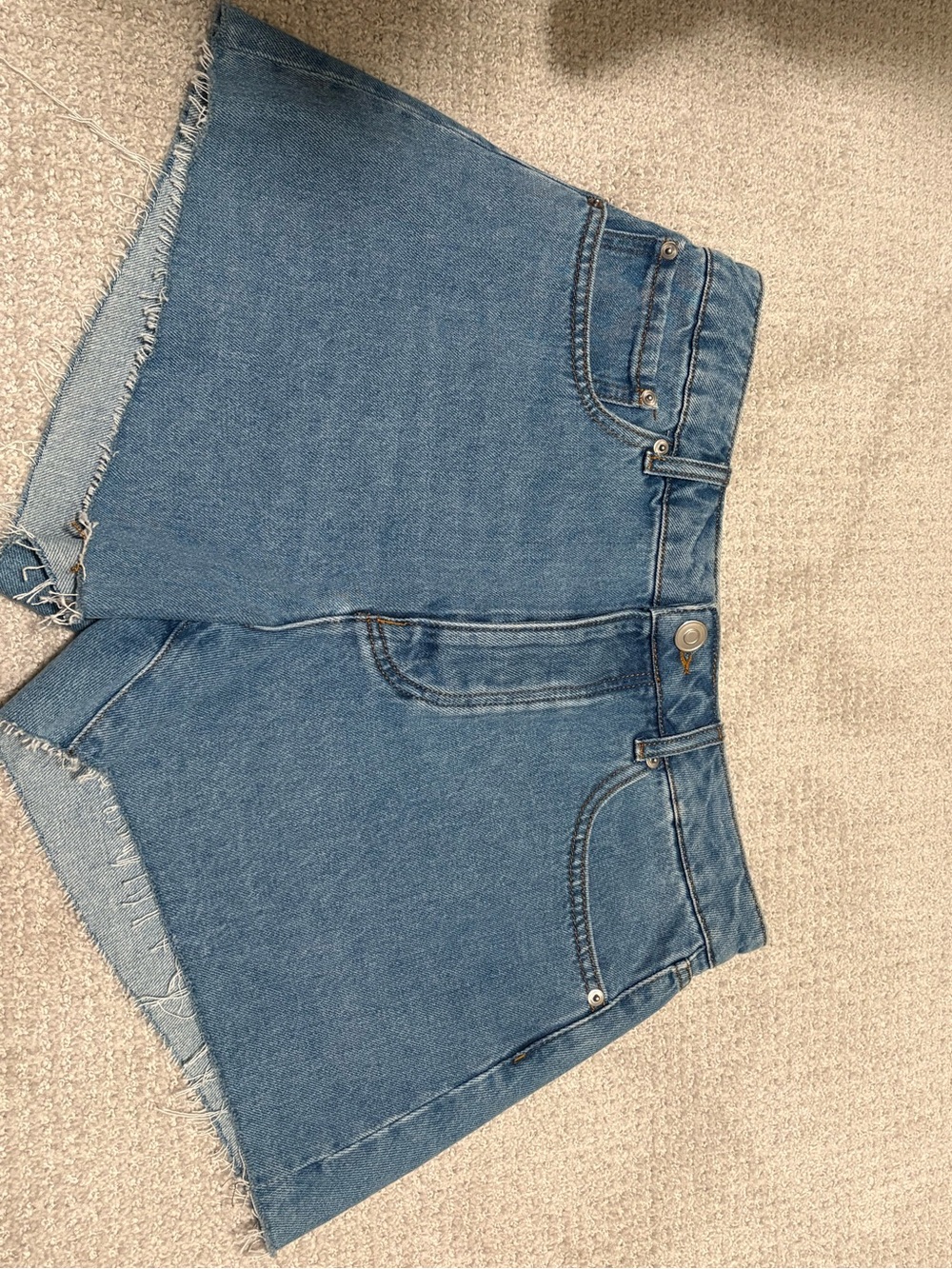GIANNI BINI high rise denim shorts size 30 - NWT